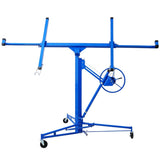 ZNTS Drywall Panel hoist Drywall Lift Rolling Panel Hoist Jack Lifter 16ft blue color W465141084