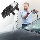 2PCS 12V Water with 2 Hose Clamps 130PSI Self Priming Sprayer 70W Electric Diaphragm Water 21653879