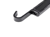 2x Black Universal Storage Shelving Brackets Powder Coated 19.6'' 15389571