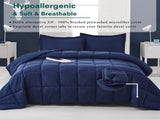 3 Piece Pre Washed Down Alternative Comforter Set with 2 Shams 44532942