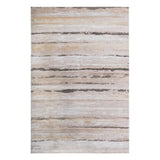 LOOM & LUXE Collection 5X7 Brown /Striped Non-Shedding Living Room Bedroom Dining Home Office B335P289567