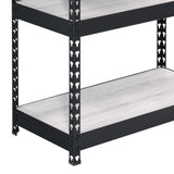 Natural and Black 4-tier Bookcase B062P184587