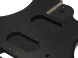 DIY 6 String Flame Shaped Style HSH Electric Guitar Kits with Mahogany Body, Maple Neck and 44335529