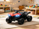 6V Kids ATV 4-Wheeler, Electric Ride-On with Music & LED Headlights, Indoor & Outdoor, Ages 18-56 80864812