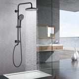 Shower Head with Handheld Shower System with 8" Rainfall Shower Head Shower System Dual Shower Combo W121991682