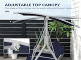 2 seats Outdoor Patio Swing Chair 74512308