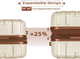 Luggage Sets 6 Piece with Duffel Bags, Hardside Expandable Suitcases with Spinner Wheels TSA Lock, 95031045