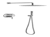 Shower System, Wall Mounted Shower Faucet Set for Bathroom with High Pressure 10" Stainless Steel W2287P182585