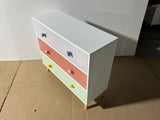 Kids 3 Drawer Dresser, Baby Nightstand for Bedroom, Storage Cabinet for Toddler Child for Living W808P264664