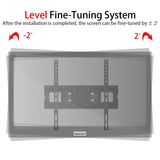 ZNTS 26-55 Inch Double Pendulum Large Base TV Stand TMDS-105 Bearing 40Kg/Vese400*400/Upper And Lower-10~ 98487442