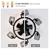25.8'' Industrial Ceiling Fan with remote control ,5 ABS Blades small size ceiling fan For Living W1592P296534
