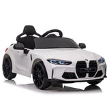 ZNTS BMW M4 12v Kids ride on toy car 2.4G W/Parents Remote Control,Three speed adjustable,Power display, W1578P214202