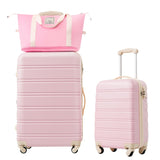 Hardshell Luggage Sets 2Pcs Bag Spinner Suitcase with TSA Lock Lightweight 20
