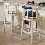 Bar Stools Seat Height 26'' Leather Wooden Bar Stools W2195P146467