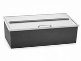 Drop-In Ice Chest, Stainless Steel Ice Storage Box with Sliding Lid and Drain Hose, Ice Bin for 50601317
