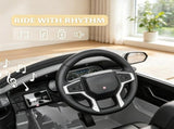 Gray 12V Electric Ride on Car Kids Ride-on Toy 81376637