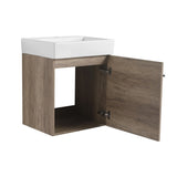 18 inch Bathroom Vanity With Top, Small Bathroom Vanity And Sink W999P149895