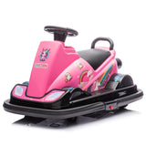 12V Kids Ride On Motor Bumper Car,integrating system,Rotate 360 degrees in place,Collision triggers W1396P178742