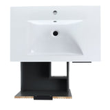 ZNTS 30 Inch Freestanding Bathroom Vanity With Resin Basin,30x18, W999P181591