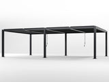 12' x 20'Pergola Modern Style with Adjustable Louvers for Outdoor Roof, Garden, Easy Assembly, 25174613