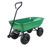 Folding car Poly Garden dump truck with steel frame, 10 inches. Pneumatic tire, 300 pound capacity, W22752500