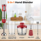 450W Immersion Blender 5 in 1 Electric Hand Blender,30 10809497
