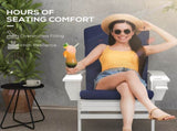 Set of 2 Outdoor Chair Cushion 55343800
