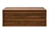 Countertop Storage Cabinet with Glass Flip-up Door, Small Pantry Spice Rack Organizer for Coffee Bar W331P533385