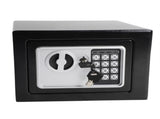Mini Wall-in Style Electronic Code Metal Steel Box Safe Case 17EF Black 61958008