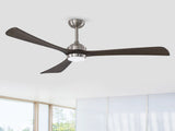 62" 3PCS Solid Wood Blades Ceiling Fan with Lights Remote Control,Quiet DC Motor 3 Blade Ceiling W3596P460844
