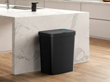 Automatic Trash Can, 13.2 Gallon Plastic Motion Sensor Garbage Bin, Black 53185894