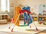 Kids Indoor Double Seats Swing with Safety Belts, for 3-5Y Kids Vestibular Balance Training in 71810374