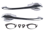 2x Chrome Exterior Door Handles Fits for Chevy Camaro Pontiac Firebird 1967-1969 44247993
