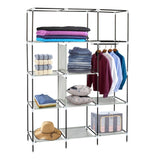 69" High-leg Non-woven Fabric Assembled Cloth Wardrobe Beige 18862111