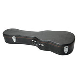 26" Tenor Python Pattern Leather Ukulele Case Black 14670546
