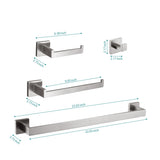 4- Piece Bathroom Hardware Set W928P147456
