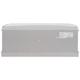 Storage Bench with 4 Doors and Adjustable Shelves, Shoe Bench with Removable Cushion for Living 19070273