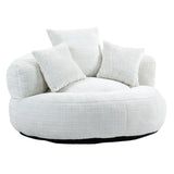 COOLMORE Lazy Sofa Durable Comfort Lounger High Back Bean Bag Chair Couch With Three Pillows for W395P252048