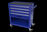 ZNTS 4 Drawers Tool Cabinet with Tool Sets--BLUE W110258795