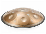 10 Notes Mandala Pattern Gold Handpan Drum Decorative Steel Percussion Instrument 49410007