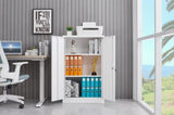 ZNTS Metal Storage Cabinet with Locking Doors and Adjustable Shelf, Filing Storage Cabinet , W124757865