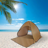 Pop Up Beach Tent Sun Shade Shelter Anti-UV Automatic Waterproof Tent Canopy for 2/3 Man w/ Net 14591554