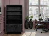 Radiance 78 inch High Bookcase Pier, No Assembly Required, Black Finish B108P345208