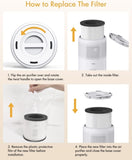 2PCS Air Purifier A1 Replacement Filter VEWIOR H13 True HEPA Air Cleaner Filter 36175494