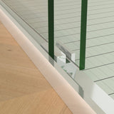 56-60"x70" Aluminum Frame Double Sliding Shower Door,Bypass Bathroom Sliding Door with Premium 5/16" W2011P293283