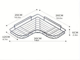 Wall Mounted Bathroom Shelf, Shower Caddy Rack, No Punching Triangle Storage Rack For Bathroom 84530126