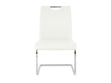 Modern Dining Chairs with Faux Leather Padded Seat Dining Living Room Chairs Upholstered Chair with W210127287