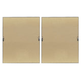 Gold Foil Abstract 2-piece Framed Canvas Wall Art Set B03598857