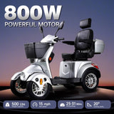 ZNTS XL3D4L Electric Mobility Recreational Travel Scooter for Adults,Mobility Scooters for Seniors, 4 W2153P192649