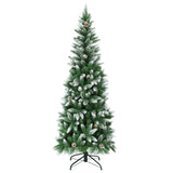 ZNTS 6 Feet Artificial Christmas Tree with Pine Cones 83031452